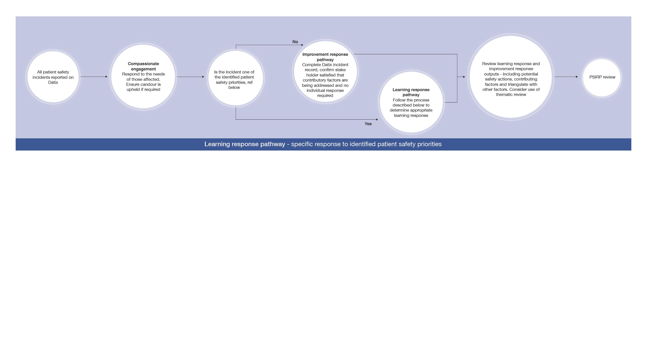 Patient Safety Incident Response Framework