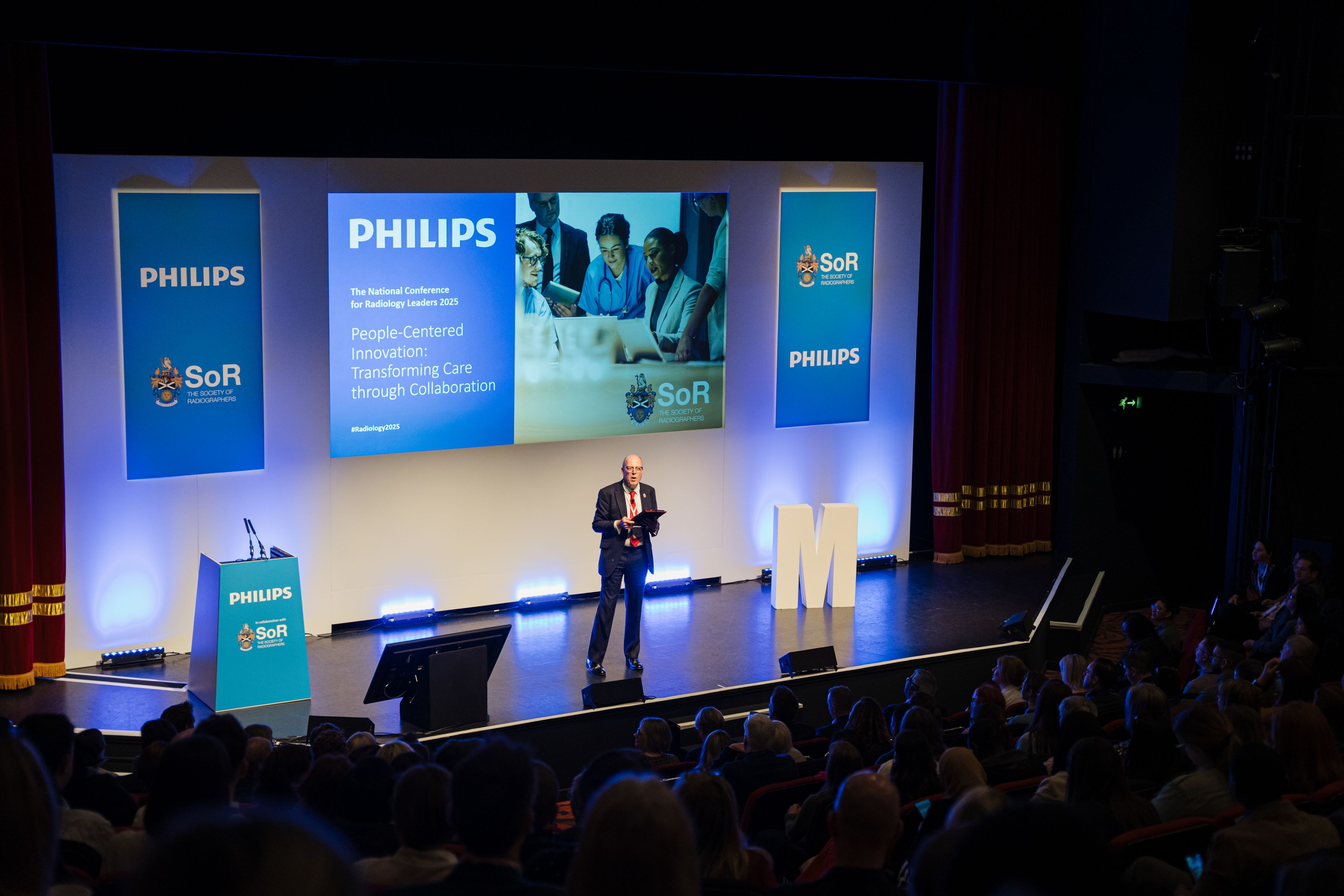 Richard Evans, CEO of the SoR, delivering a speech at NCRL