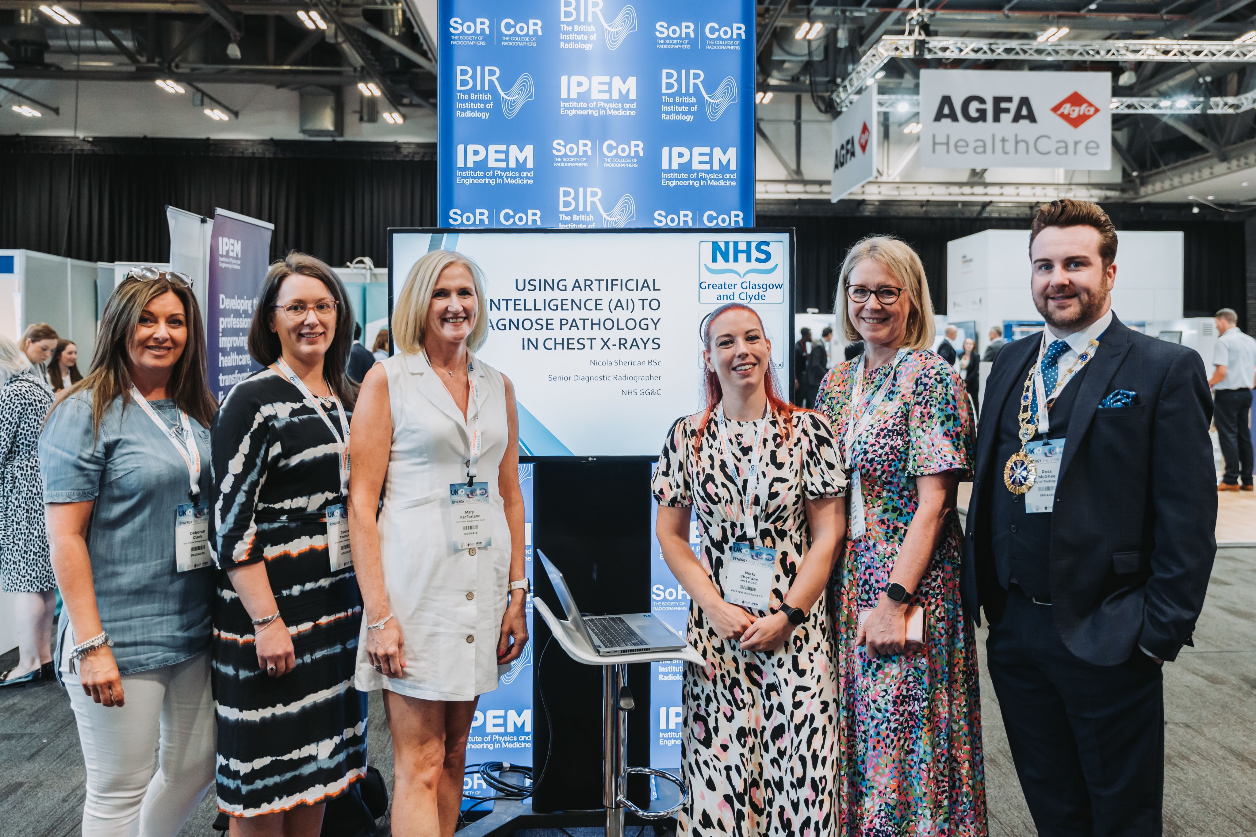 Delivering education on the SoR stand