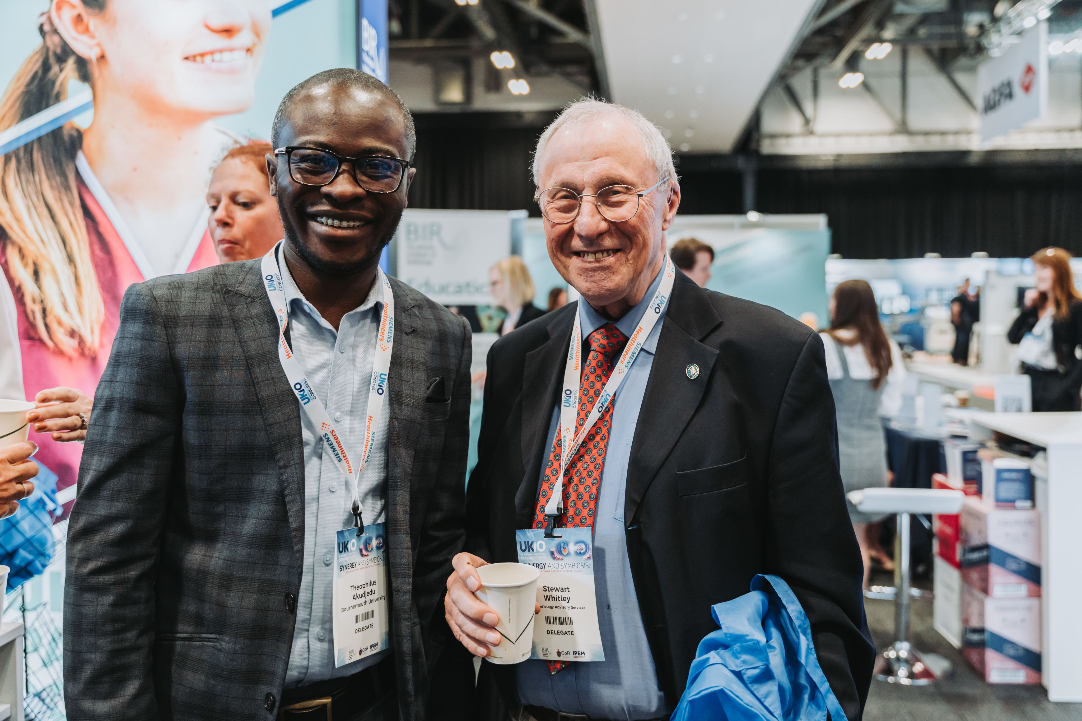Dr Theo Akudjedu (left) and Stewart Whitley